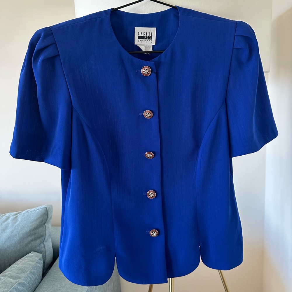 Puff Sleeve Tailored Fit Blouse